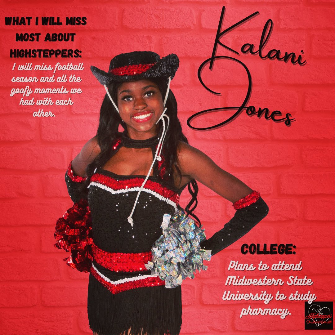Next up today on our Spring Show Senior Countdown is our fabulous 1 Year JV Sweetheart &amp; 1 Year Senior Miss Kalani Jones! Congrats Kalani!❤️