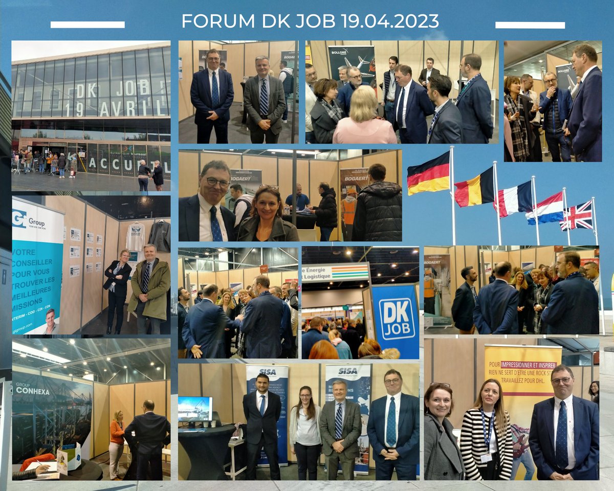Aujourd’hui, s’est tenu le forum DK JOB au Kursaal de Dunkerque.
L’UMC était avec ses membres présents dont les stands étaient groupés pour une meilleure visibilité de nos métiers maritimes, portuaires &amp; logistiques.
Félicitations à  Entreprendre Ensemble pour cette  organisation