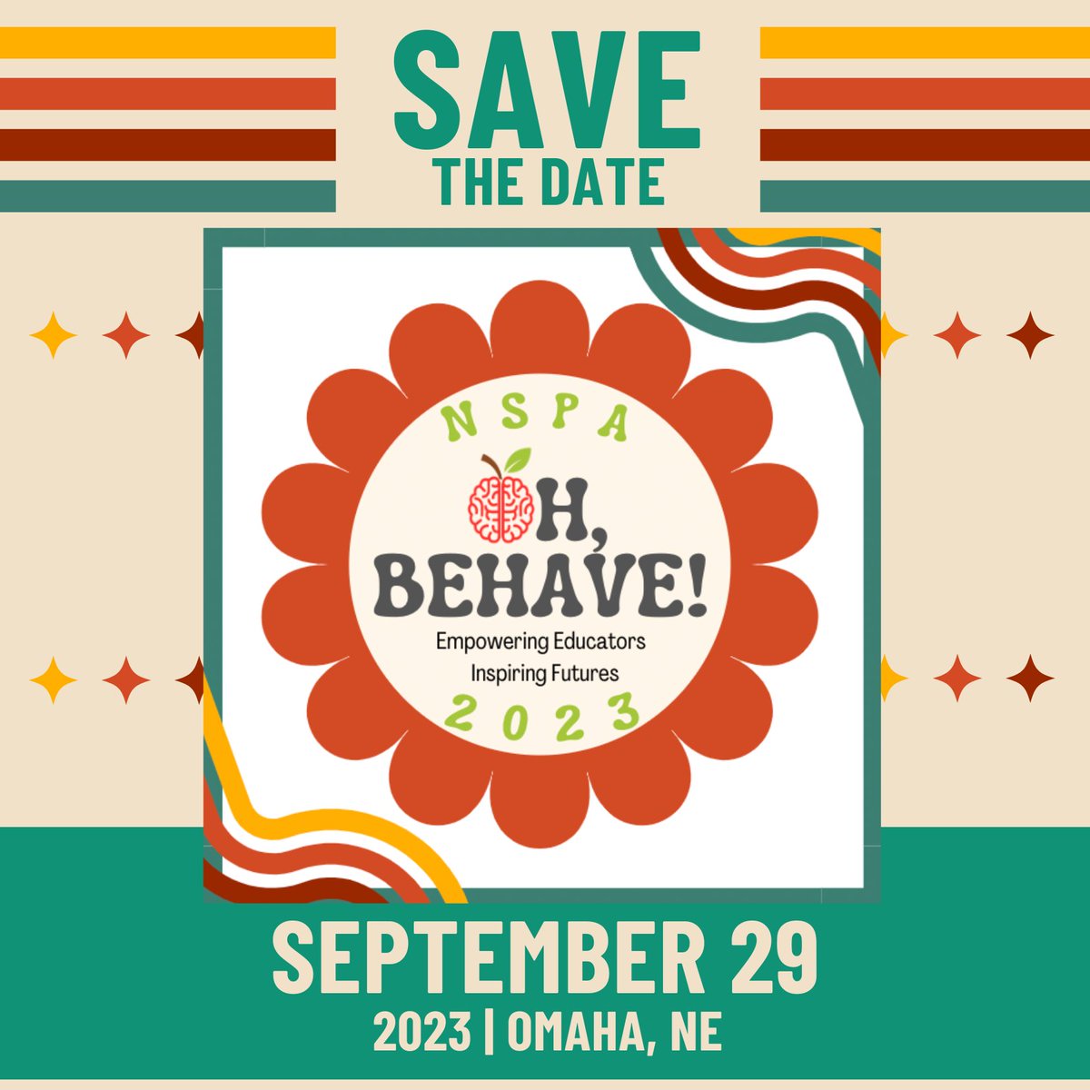 NSPAOnline's tweet photo. 🌸📢 SAVE THE DATE 📢🌸
We have an amazing in-person conference day planned in the fall 2023. Get this date marked on your calendars NOW! ⭐️ #NSPA2023 #2023Conference https://t.co/2QWgKFaNUC