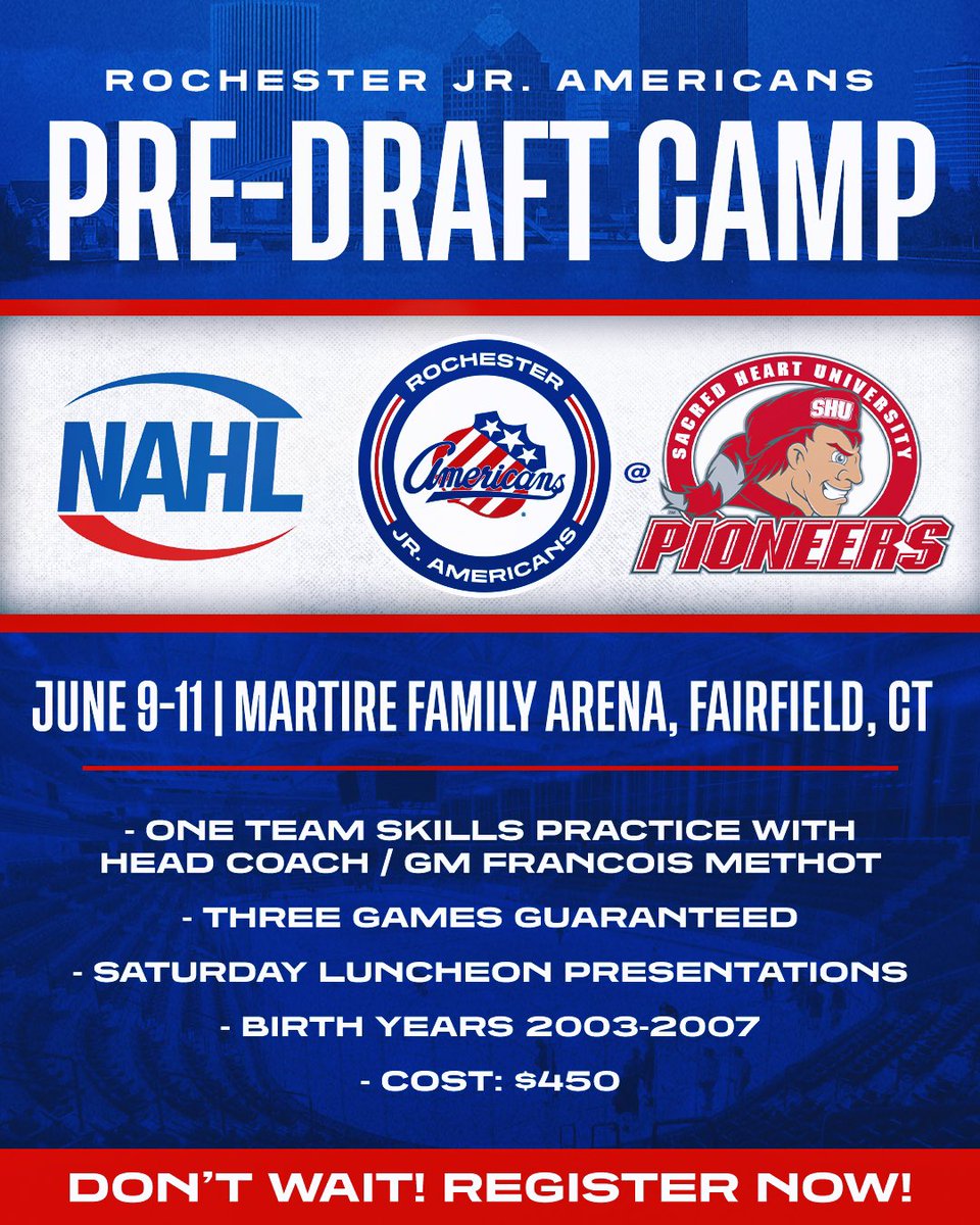 Rochester Jr. Americans NAHL tweet media