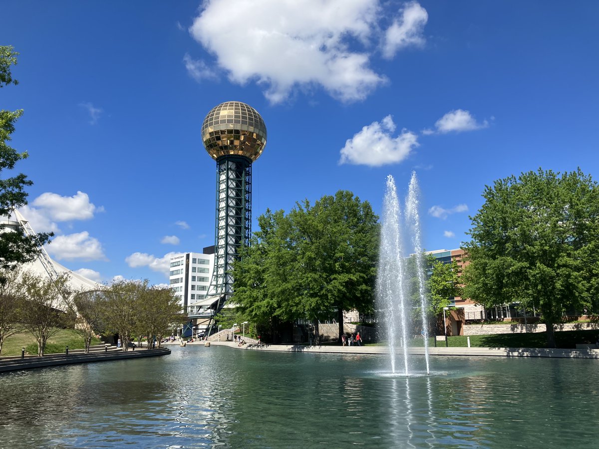 engsac's tweet photo. While not attending and presenting on panels at #INCS2023 this past weekend, three of our graduate students enjoyed exploring lovely Knoxville, TN! @incsscholars https://t.co/3eBpxCdLzC