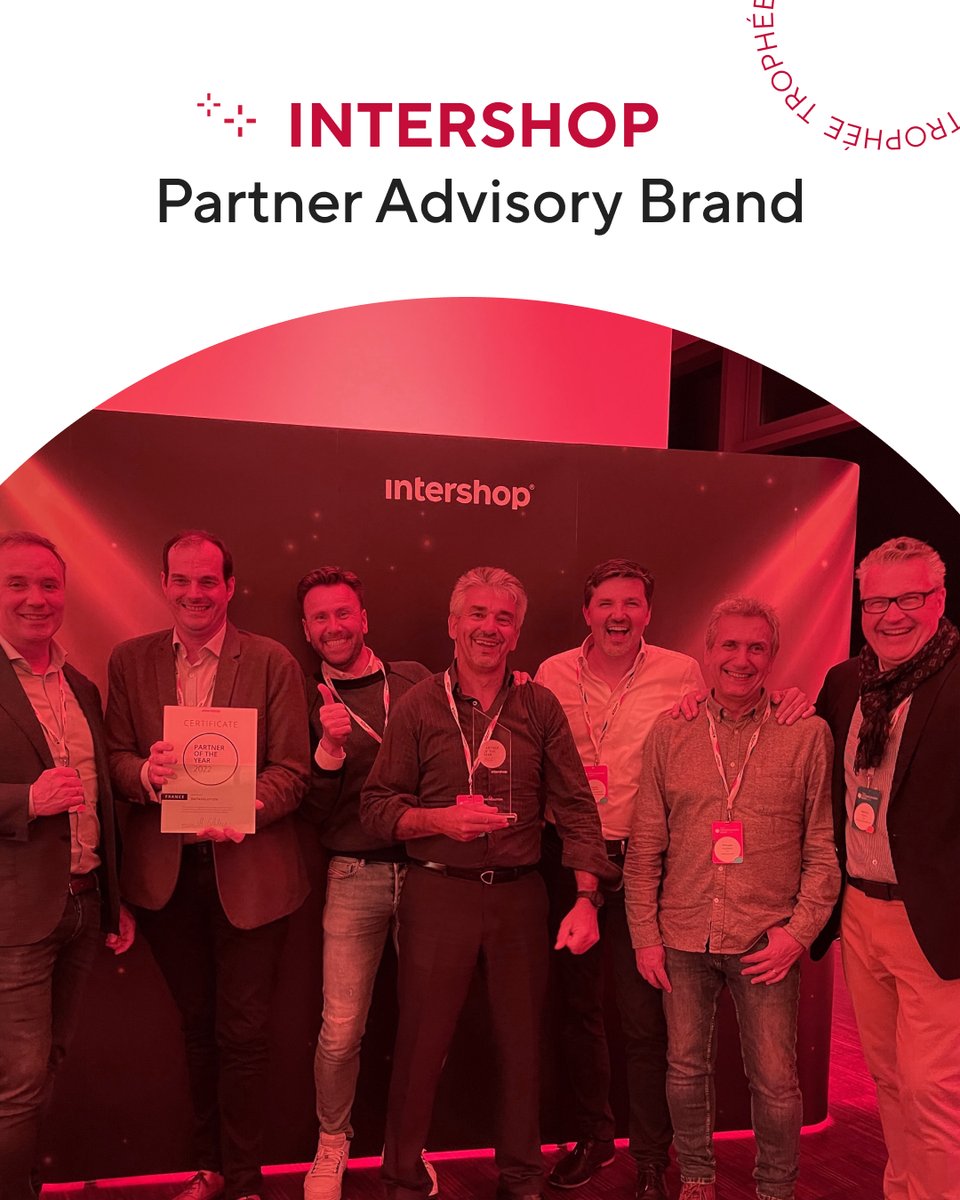 🏆 #DATASOLUTION ramène un #trophée à la maison ! 🎉

Nous avons remporté un trophée de “Partner of the Year 2022”, remis par Markus KLAHN, CEO d'<a href="/intershop/">Intershop Communications AG</a> 🎉

🚀 En tant que Platinium Partner, c’est un véritable honneur de recevoir ce trophée ! 

#ecommerce #B2B #webagency