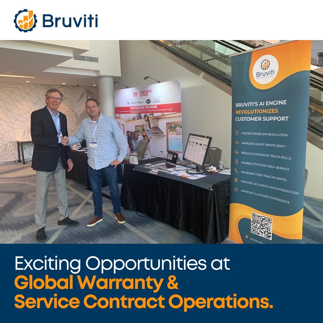 BruvitiAI's tweet photo. Fantastic Day 1 at #GWSC, connecting with industry leaders. Rich Larsen (CCO - Bruviti) discussed the evolving landscape of warranty &amp; service contracts and potential partnerships. 
Excited for Day 2! 
#Bruviti #Puls #AI #WarrantySolutions #ServiceContracts #Collaboration #AI https://t.co/XESoMaRBPe