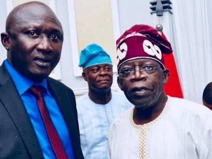 MikaelCBernard's tweet photo. Thanks to agbado people, I now know the name of the man who was on that helicopter with Tinubu. They thought they were masters of smokescreen, we’d teach them a lesson.

Ousmane Yara, a Malian fixer. Tinubu also brought him to Nigeria for the last election. Ousmane made a recent interview claiming that he was responsible for Tinubu’s victory and that he sponsored the whole process.

“What is a Malian doing with a Nigerian off the coast of Guinea in a presidential helicopter”

Why did the helicopter crash after the video leaked? Why did the Guinea president deny the helicopter?

Why did neither Tinubu or Sanwo Olu comment about their visit to Guinea? Why is Ousmane Yara claiming to have been the driving force behind Tinubu’s victory in Nigeria? 

We need answers. Hopefully agbado Otimkpus will give us more clues