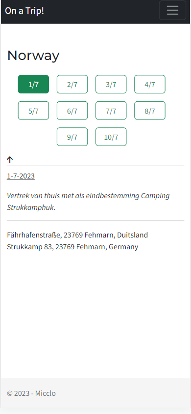 michaelcloots's tweet photo. 🙏I would really appreciate some feedback on the design for my Trip planner. The screenshot is a 10-day trip to Norway. The travel days are collapsible #notadesigner #uiux #angular #html #css #bootstrap https://t.co/nmnUEZtN1u