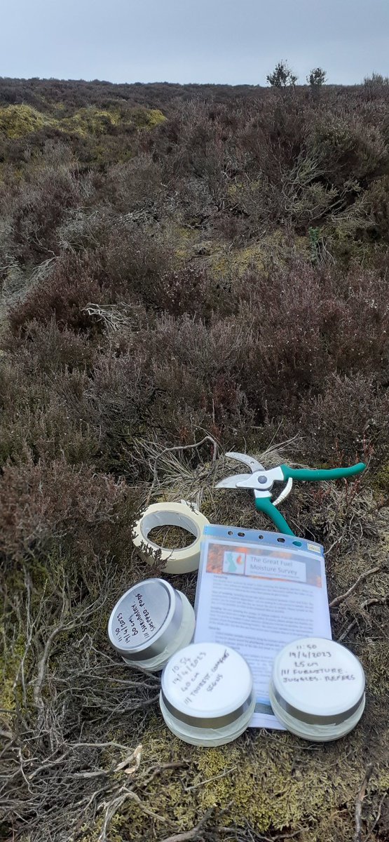 Heather samples taken today in the Goyt Valley for #TheGreatFuelMoistureSurvey
to gather more information on Wildfire Risk.
<a href="/unitedutilities/">United Utilities</a> <a href="/peakdistrict/">Peak District National Park</a>