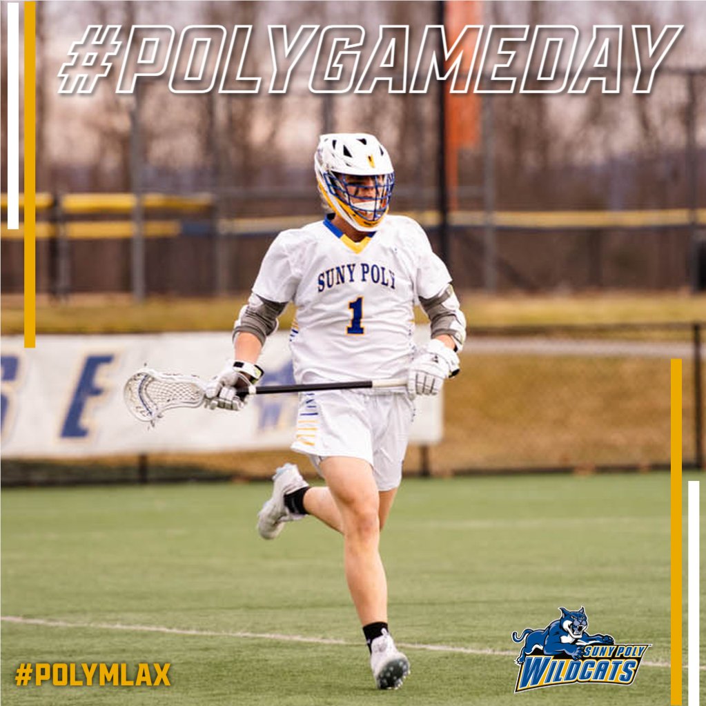 PolyWildcats's tweet photo. #PolyGameday๐ก๐ต๐ฅ
Men's Lacrosse host SUNY Canton in a @nacathletics matchup
๐ - 4:00 PM
๐ - Wildcat Field
๐บ๐ - Check our schedule for live coverage links!
#PolyMLAX #d3lax https://t.co/uMjgonY30B