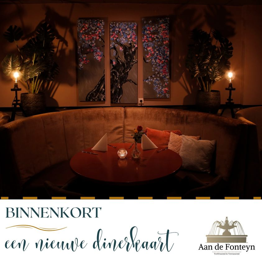 AandeFonteyn's tweet photo. 🍴 Binnenkort nieuwe dinerkaart alert! 🍴
Binnenkort introduceren we onze gloednieuwe dinnerkaart met nieuwe jechenie die u niet wilt missen. 😍
We houden de details nog even geheim, nichtland hier meer over.
Een tafeltje reserven voor dit weekend? https://t.co/hdMpC89PuK