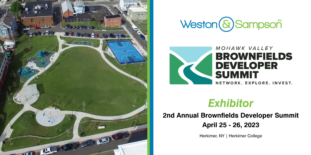 .@WestonSampson is exhibiting at the Mohawk Valley #Brownfields Developer Summit on April 25-26! Join us at Herkimer College to discuss Brownfields revitalization & redevelopment opportunities. #RegionalRevitalization #TransformYourEnvironment
herkimer.edu/assets/Calenda…