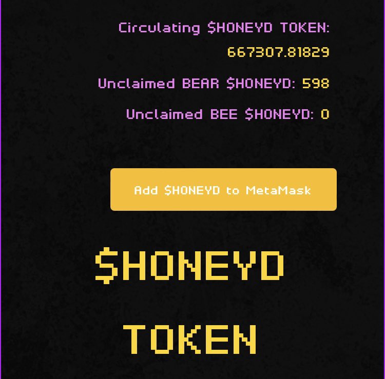 GutterBeats.Eth (@gutterbeats_eth) on Twitter photo Who does it better than <a href="/bears_deluxe/">Bears Deluxe</a> ? Checked the site for the first time with this wallet give me 1 more day I’ll hit 600 honeyd
This wallet just has 2 of the bears I own🫡 Who does it better than <a href="/bears_deluxe/">Bears Deluxe</a> ? Checked the site for the first time with this wallet give me 1 more day I’ll hit 600 honeyd
This wallet just has 2 of the bears I own🫡