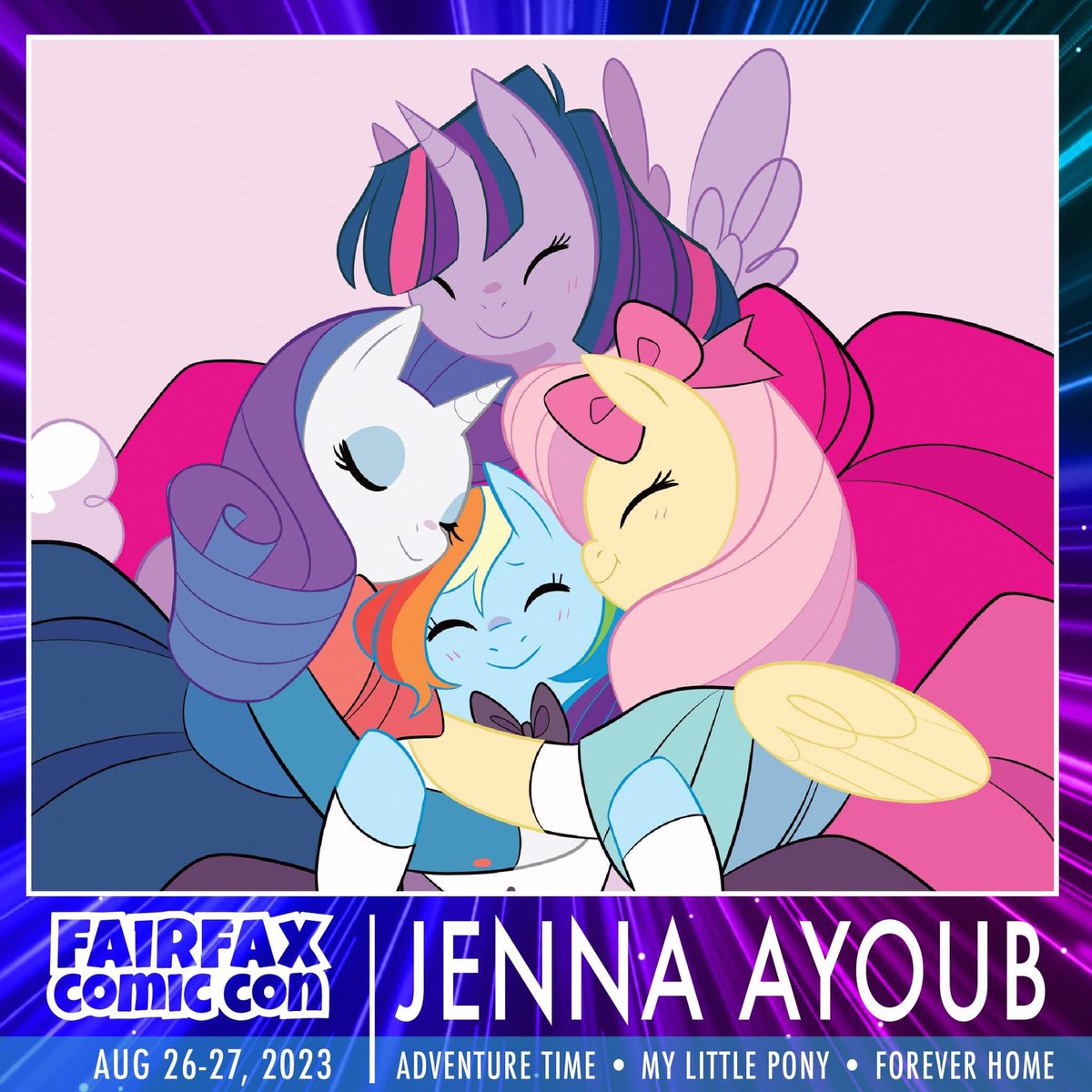 fairfaxcomiccon's tweet photo. Hello Fantastics! We have a Special Guest announcement! 
￼
We are very proud to welcome Special Guest Jenna Ayoub to Fairfax Comic Con! 

Get your passes now:
https://t.co/0w2xfl1GwC https://t.co/kn4k1pfzP8
