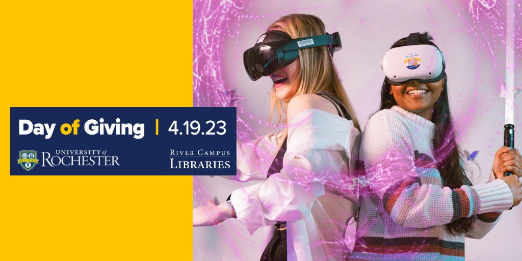 StudioX_RCL's tweet photo. Day of Giving 2023. Studio X prepares our students for the careers of tomorrow, today. With access to #XR technology, skill-building workshops, and opportunities to work on #XR research, students working with Studio X have an edge when applying for internships and jobs. https://t.co/VWMwNeFJ0f