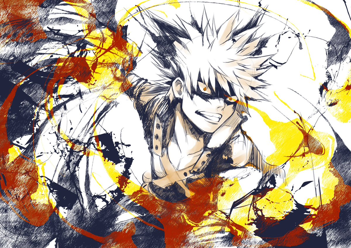 爆豪勝己 「happy birthday 爆豪くん 」|荒 井 ﾊﾟｲ ｾ ﾝのイラスト