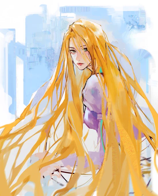 this was just an excuse to draw spaghetti hair  