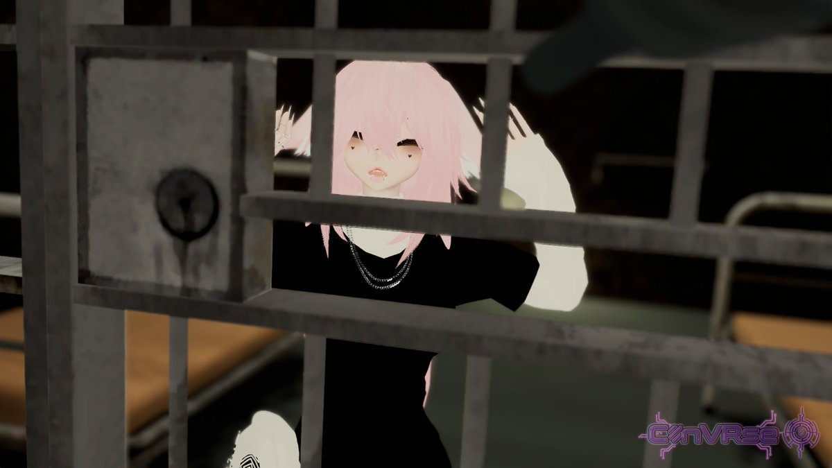 ConVRseVRC's tweet photo. POV: You thought to join us during game nights, and now you're trapped forever. This week we've got a lot planned for ya'll, and would love to have you <3 #vrchat #vrc #vrchatevents #vrchatgroups #vrchatcommunity #VRChatPhotography https://t.co/ahEq4APAEc