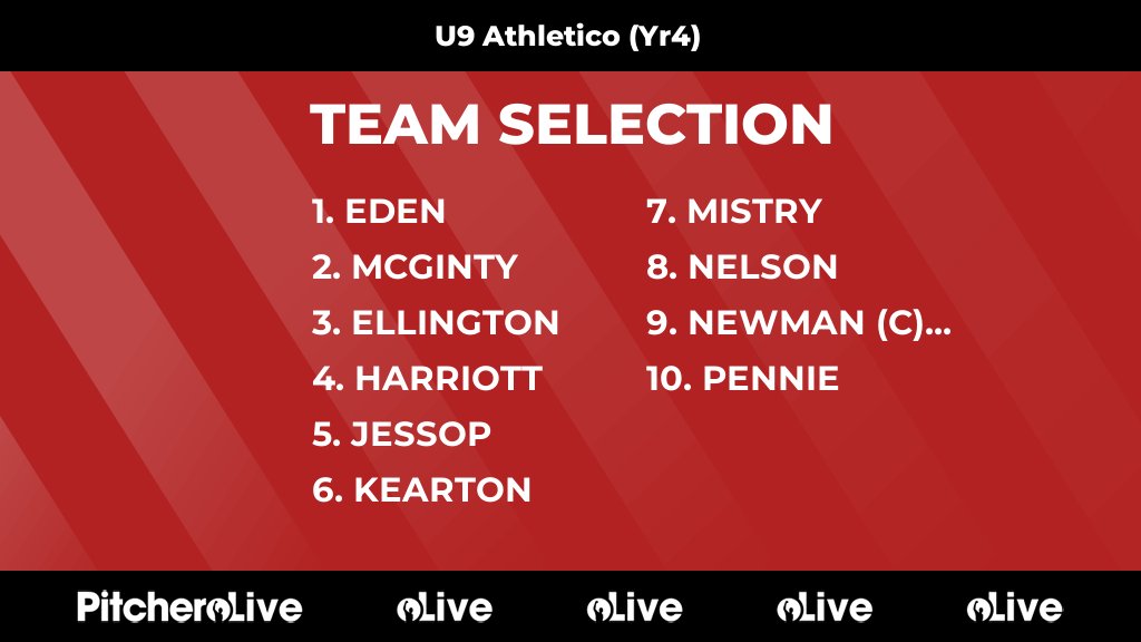 Today's U9 Athletico (Yr4) team selection #Pitchero bingleyfootball.co.uk/teams/168972/m…