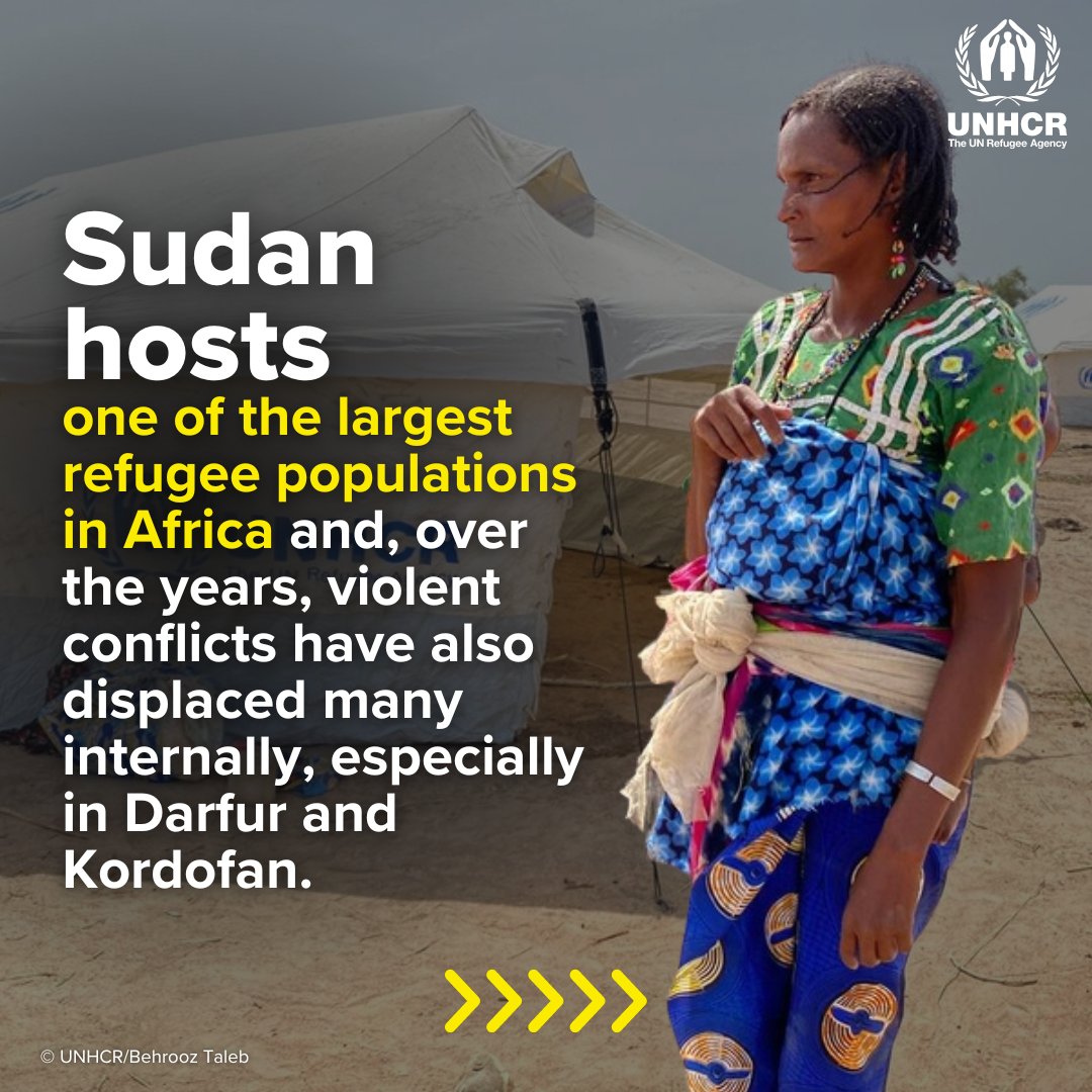 Refugees's tweet photo. We are alarmed over the ongoing armed clashes in Sudan.

Swipe to learn what’s happening in the country right now.