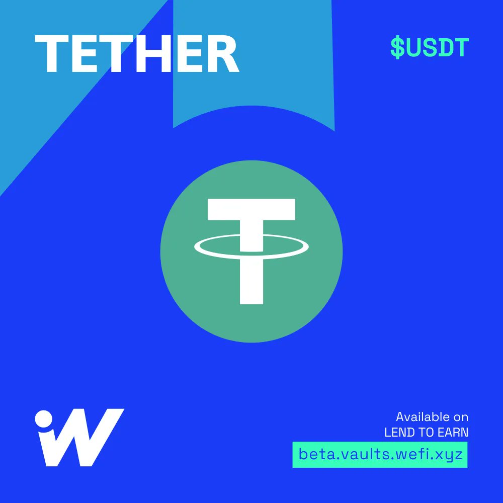 wefi_xyz's tweet photo. 👀Looking for a way to earn high interest📈 on your $USDT?

🚀Look no further! Lend your #USDT with #WeFi and watch your earnings💸 grow.

Try now👇 

https://t.co/ufTQ6xom0W 

#Crypto #DeFi #LendtoEarn #Blockchain https://t.co/recEpQSJep