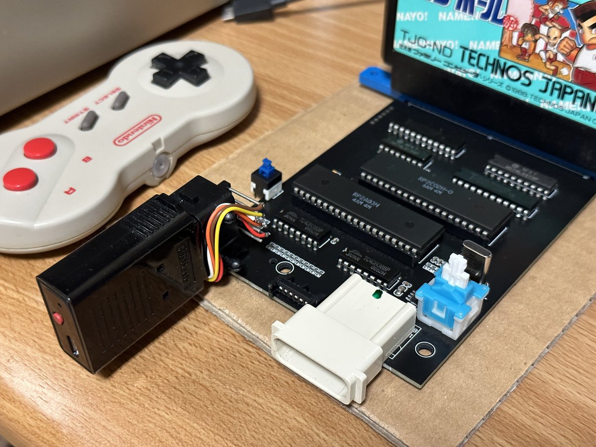 LuChengLiao's tweet photo. Try to do a NES Controller Adapter😀 https://t.co/NPLmLhJrEN