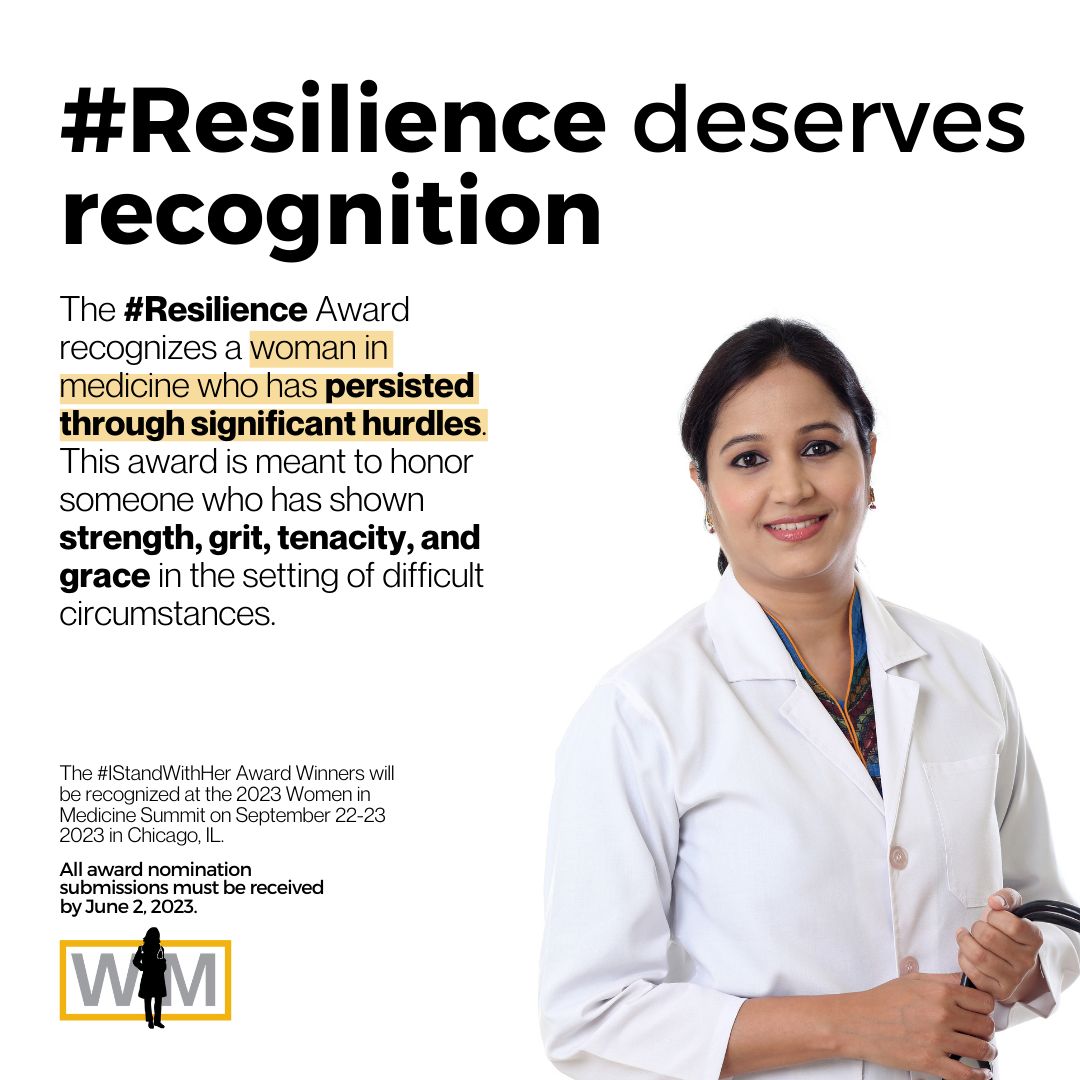 WimedicineOrg's tweet photo. Don't miss your chance to nominate some incredible #WomenInMedicine and #HeForShe #TheyForShe allies for the 2023 #IStandWithHer awards. Deadline June 2! Winners will be announced at the 2023 #WIMSummit in Chicago Sep 22-23.
https://t.co/FteLwhIVsX https://t.co/xcNxYikyyO