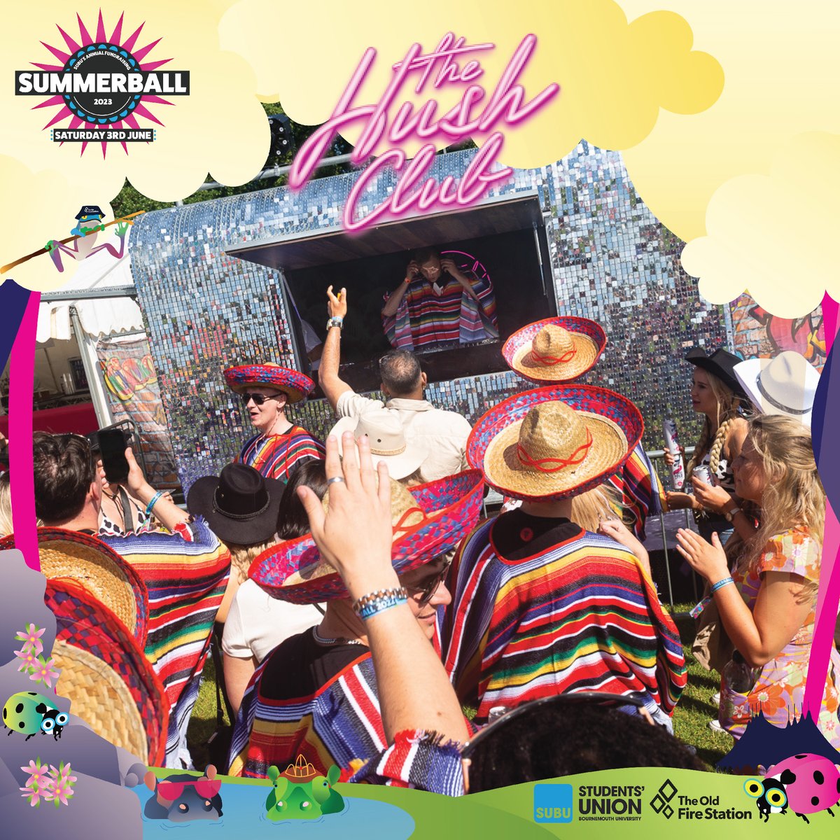 The The Hush Club is back 📷

Daytimes at festivals don't get much better than raving in-front of a giant disco ball on wheels 📷 Famous for their incredible day time beach raves, The Hush Club will be brining the vibes to our new Summer Ball Street-side area.