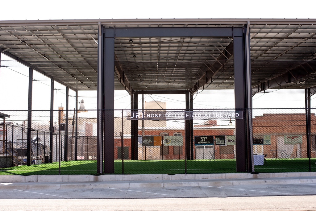 JRIHospitality's tweet photo. We’re so excited to announce that JRI Hospitality received naming rights at The Field at The Yard — a community sports complex in Salina, Kansas — after donating $50,000 to benefit the community’s indoor baseball and softball facility. https://t.co/kfn9cp0SQX