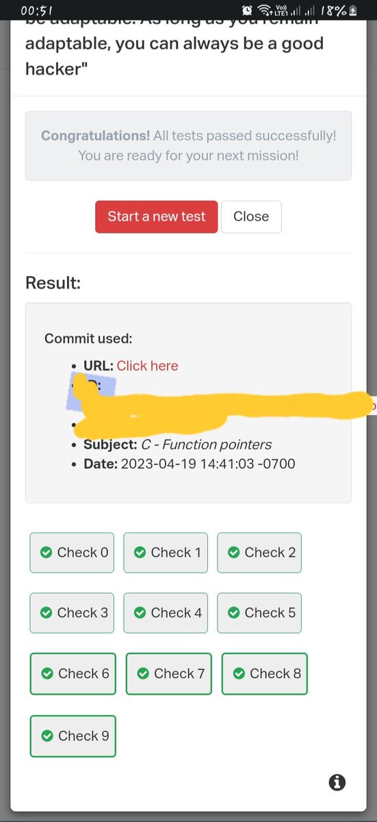 LauncherHeman's tweet photo. It is another great chance of feeling the success of this green checks
✅C- Function points
What a great day #alxafrica #ALX_Africa #100DaysOfCode #coding #softwaredevelopment https://t.co/xElqQBWaVC