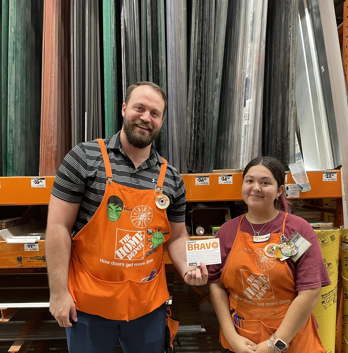Kasey Cardenas (@kaseycardenas77) on Twitter photo Great visit with TSM Nick today, walking the store and stopped to recognize OFA Jessica for ensuring safe storage of pallets in the overhead! 👏👏👏 <a href="/roxinursox/">me</a> <a href="/PatriciaTX4ever/">Patricia DeFee</a> <a href="/steph_webb22/">Stephanie Webb</a> <a href="/jreed4401/">Jennifer Reed</a> <a href="/Heather_Ava1os/">Heather Avalos</a> Great visit with TSM Nick today, walking the store and stopped to recognize OFA Jessica for ensuring safe storage of pallets in the overhead! 👏👏👏 <a href="/roxinursox/">me</a> <a href="/PatriciaTX4ever/">Patricia DeFee</a> <a href="/steph_webb22/">Stephanie Webb</a> <a href="/jreed4401/">Jennifer Reed</a> <a href="/Heather_Ava1os/">Heather Avalos</a>