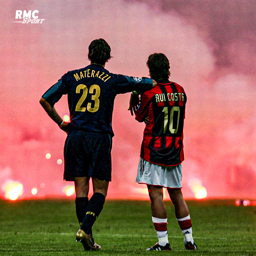 RMCsport's tweet photo. 🇮🇹 20 ans plus tard, l'AC Milan et l'Inter vont donc se retrouver en demi-finales de la Champions League. https://t.co/U3zltwHlEx