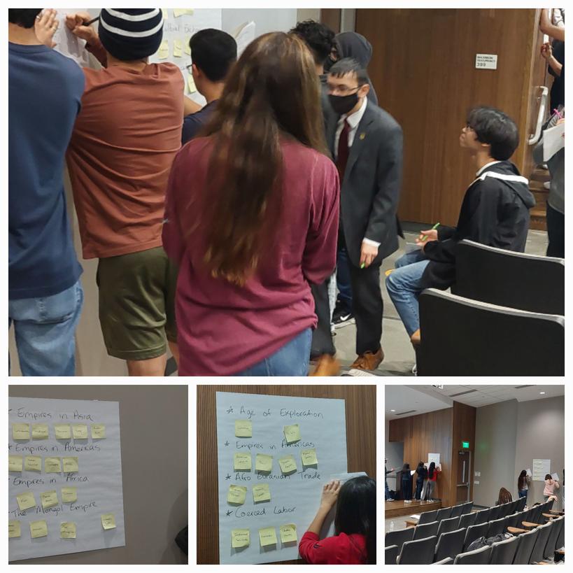 SamanthabrooksE's tweet photo. APWH class has learned the content. Now it's review time! AP World History 3's, 4's, and 5's, here we come! @HISD_NHECHS @HISDHighSchools https://t.co/mBnZkLJIUU