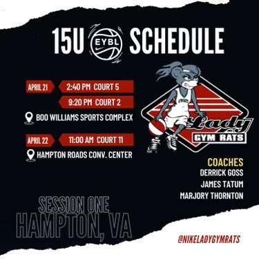 Schedule for Boo this weekend