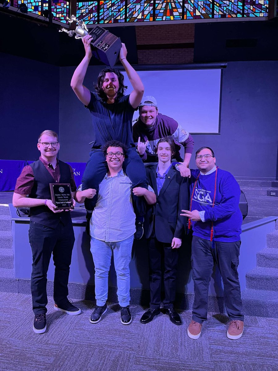 🟣2023 Greek Week Champs⚪️

Super proud of our boys catching the dub in this year’s Greek Week competition. First time since 2007 since we have won. Proud of all of our boys and the hard work they put in. Let’s hear it for Beta Omega 🥂. Fast and Firm ⚜️