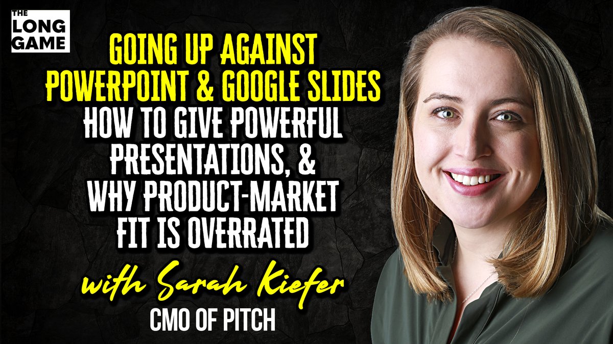 In this episode of The Long Game, <a href="/SarahVKiefer/">Sarah Kiefer</a> , CMO at Pitch, shares tips on what makes a bulletproof presentation and also shares insight into how Pitch approaches go-to-market.

Listen to the full episode below.
beomniscient.com/blog/sarah-kie…