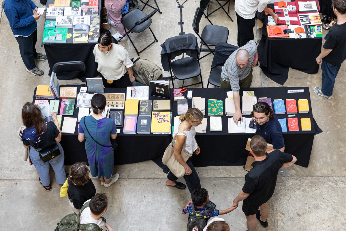 Tate's tweet photo. Books, books and more books! 📚 📚
Join us in May for our seventh Offprint at Tate Modern - a festival of independent photography &amp; art book publishers. Entry is free - just pop by to start browsing. https://t.co/KeX4EpqFvX https://t.co/cgg68wQ8bm