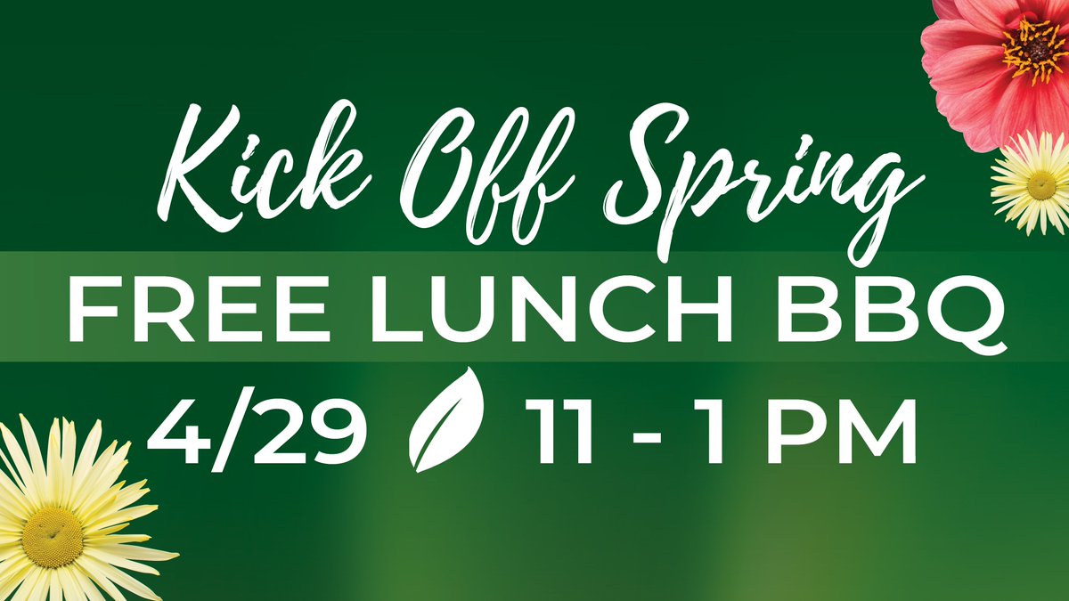 mbspbs's tweet photo. What are you doing next weekend?! Kick off spring our Garden Center Opening Sale with a FREE BBQ lunch! See you there. #spring #plantsale #bbq #freelunch #upcomingevents #moscowid #pullmanwa https://t.co/jmxAhmYm1P