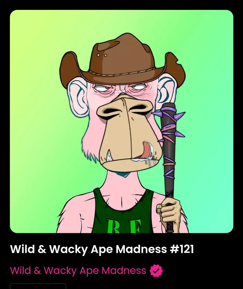 Wild &amp; Wacky Ape Madness #121
Buy Now 25 A 
Marketplace <a href="/ALGOxNFT/">ALGOxNFT</a>
algoxnft.com/asset/10870017…
#NFTCommunity #AlgorandNFT #algofam #algogm #algonft #algo #nftcollector #NFTartwork #NFTshill #NFTNYC