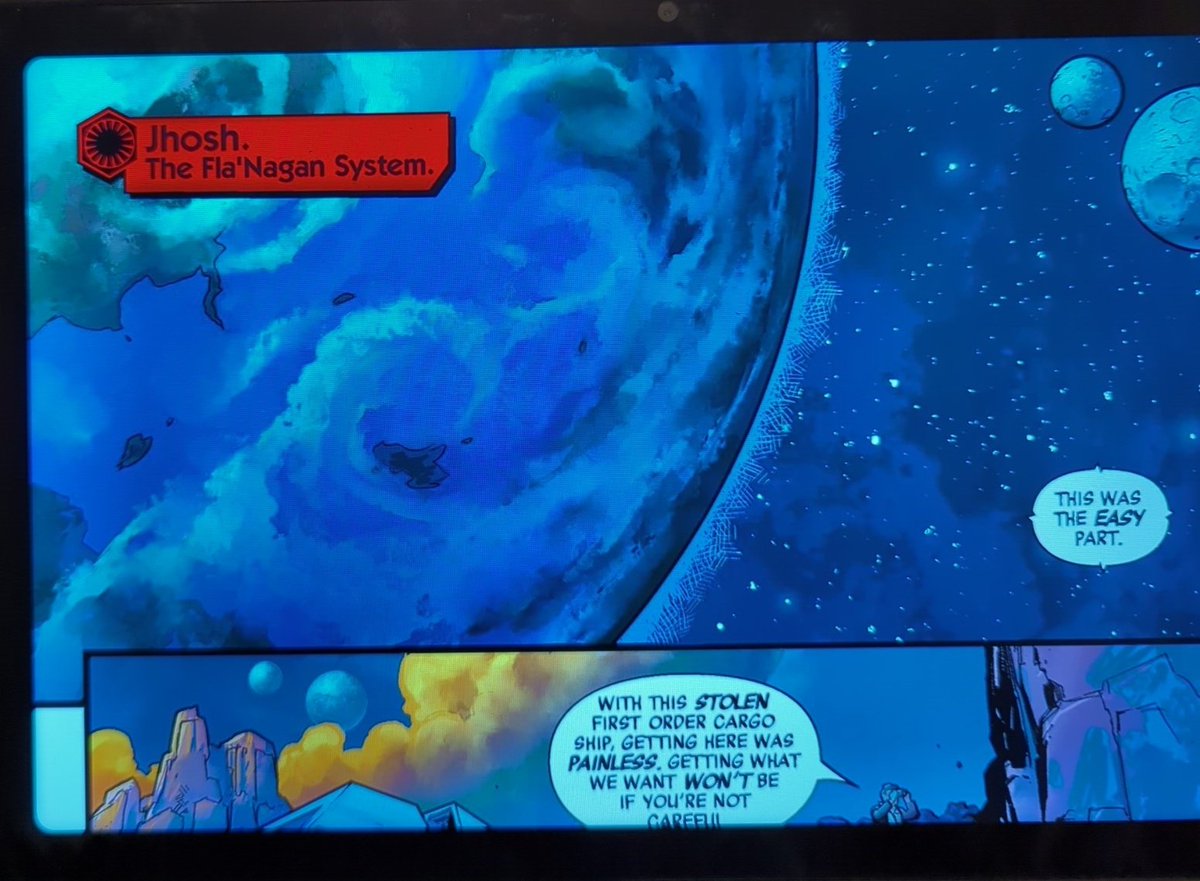 JohnnyHawkwind's tweet photo. @JoshtheFlanagan Never read a Star Wars comic until I started last week. Please tell me this was for you. https://t.co/RBy73fxigw