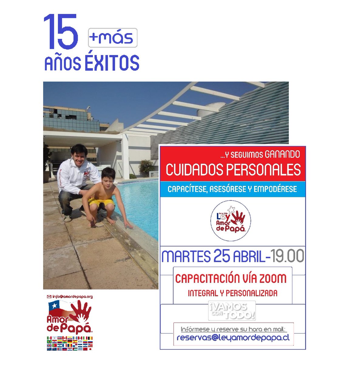 AmordePapa's tweet photo. OBTENER LOS CUIDADOS  PERSONALES DE NUESTROS HIJOS ES UNO DE NUESTROS PRINCIPALES OBJETIVOS Y UNA DE NUESTRAS MAYORES SATISFACCIONES

GRACIAS A NUESTRA #LEYAMORDEPAPÁ

¿HASTA CUÁNDO ESPERARÁ PARA DEFENDER LOS  DERECHOS DE SUS HIJOS?

Le esperamos:  reservas@leyamordepapa.cl https://t.co/x3x53X26qX