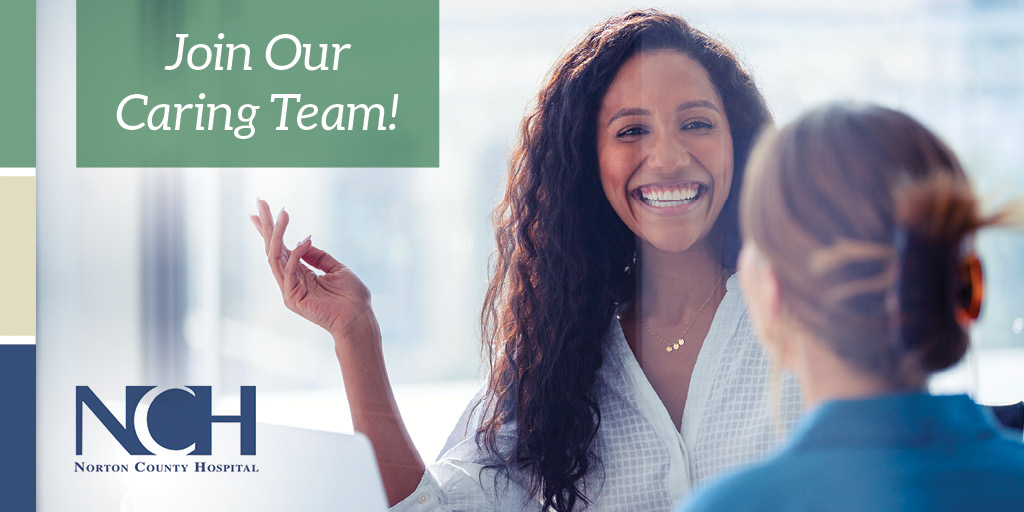 We’re hiring! At Norton County Hospital, our team is who we are. If you’re a hardworking individual who wants to help make a difference, join our team! loom.ly/C0UaAfg
