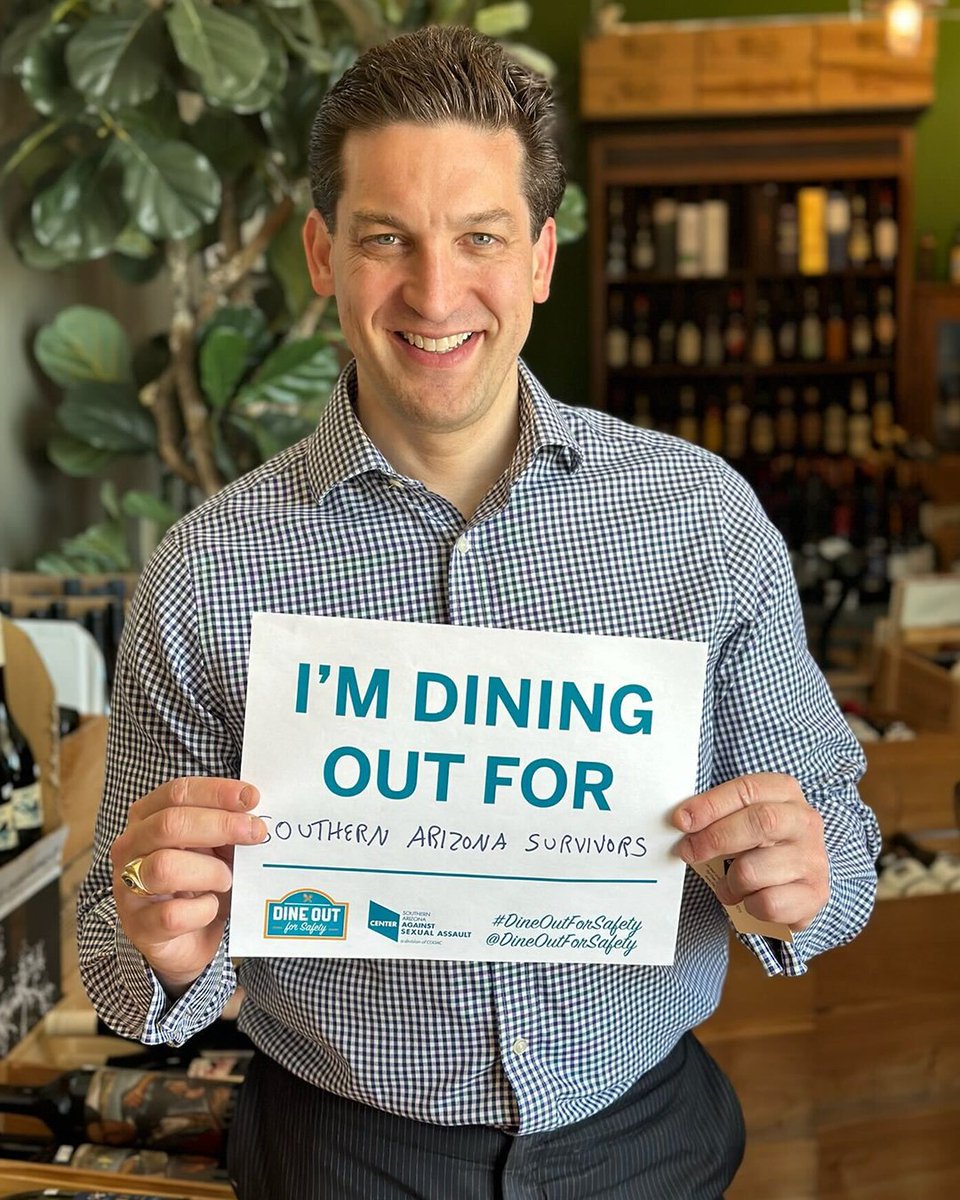 kgun9's tweet photo. At KGUN 9, we're Dining Out For Safety. @Heidialagha and @JasonBarrTV were out in support of @SACASA_AZ today at lunchtime.

There's still time to support #SexualAssaultAwareness Wednesday. Find out how https://t.co/V2Peedyq13. https://t.co/IxHTakvx4T