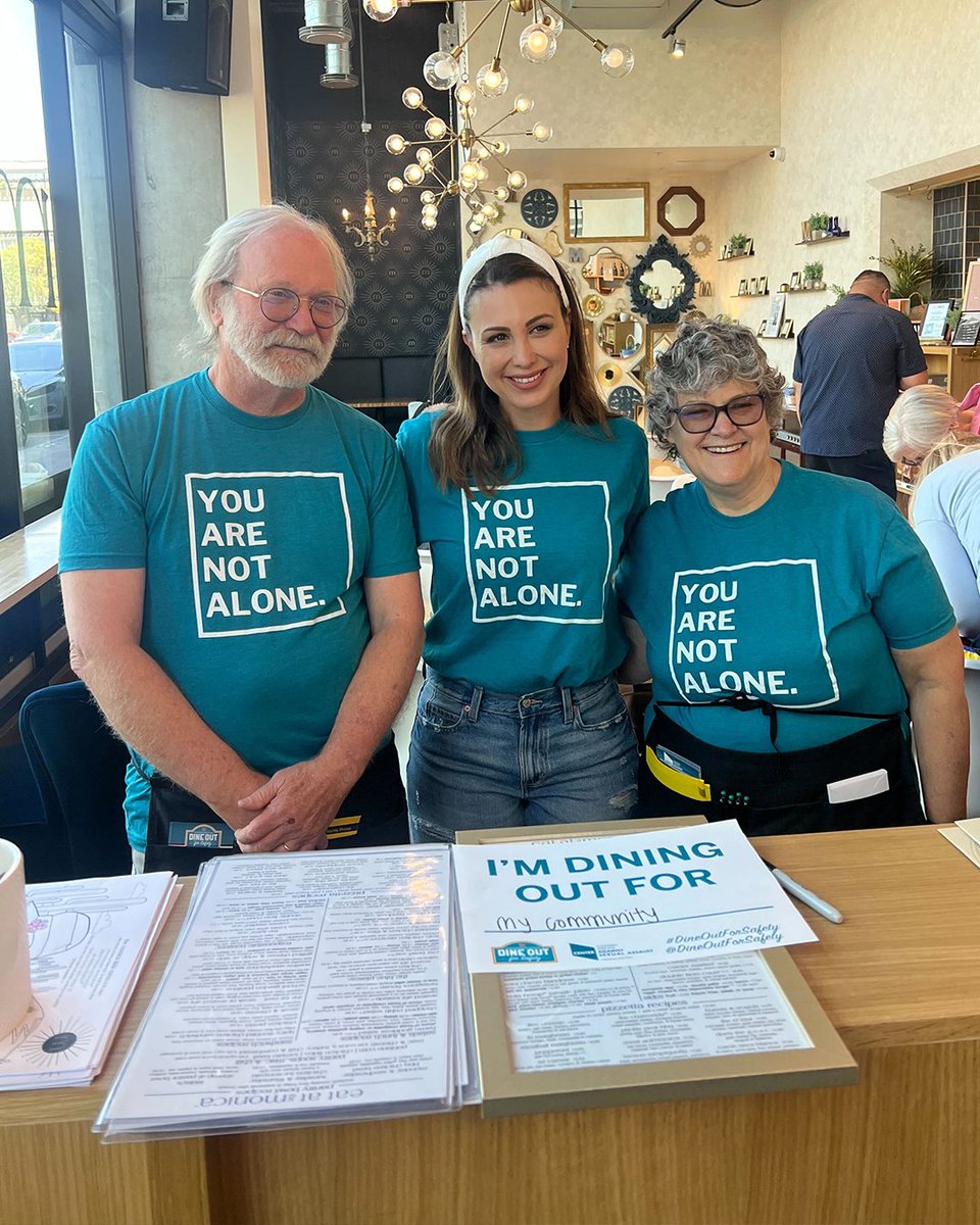 kgun9's tweet photo. At KGUN 9, we're Dining Out For Safety. @Heidialagha and @JasonBarrTV were out in support of @SACASA_AZ today at lunchtime.

There's still time to support #SexualAssaultAwareness Wednesday. Find out how https://t.co/V2Peedyq13. https://t.co/IxHTakvx4T