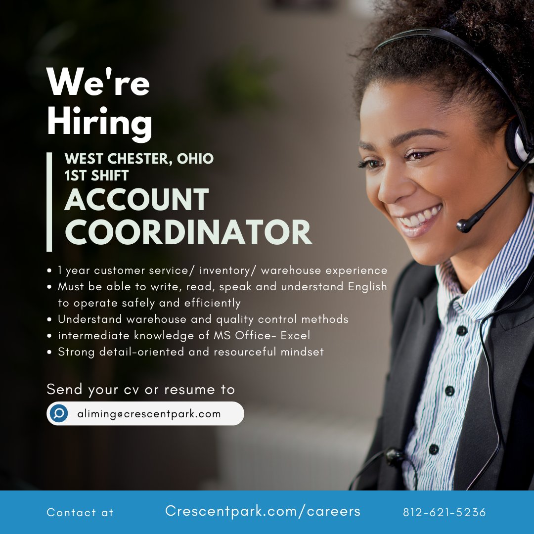 CrescentRSW's tweet photo. We are growing, and we want people like you with us! We have a plethora of benefits including PTO, Health Insurance, and much more! From entry level to professional, we have something for everyone. 

https://t.co/osOYyZxmue  

#NowHiring #jobalert #Referral #ReferNow #Crescent https://t.co/kKjJzTFIUv