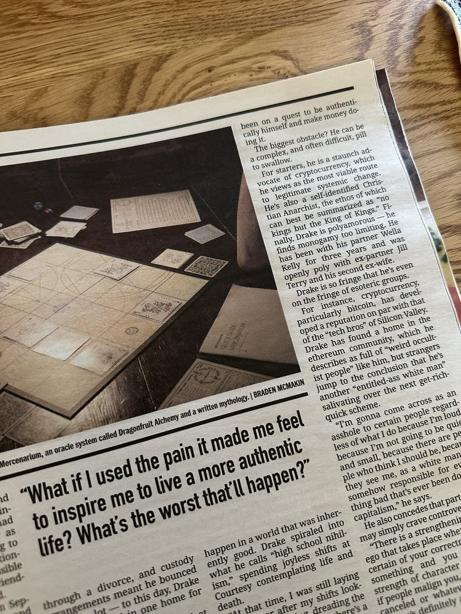 Yo I am on the cover of a magazine and also my pancake art is on the cover of a magazine and I’m the cover story and it’s so fucking wonderful and they 100% talk about my appreciation for the Ethereum community. It’s such a great day for <a href="/joyofpancakes/">The Joy of Pancakes</a> and <a href="/anthromancy/">Anthromancer</a>