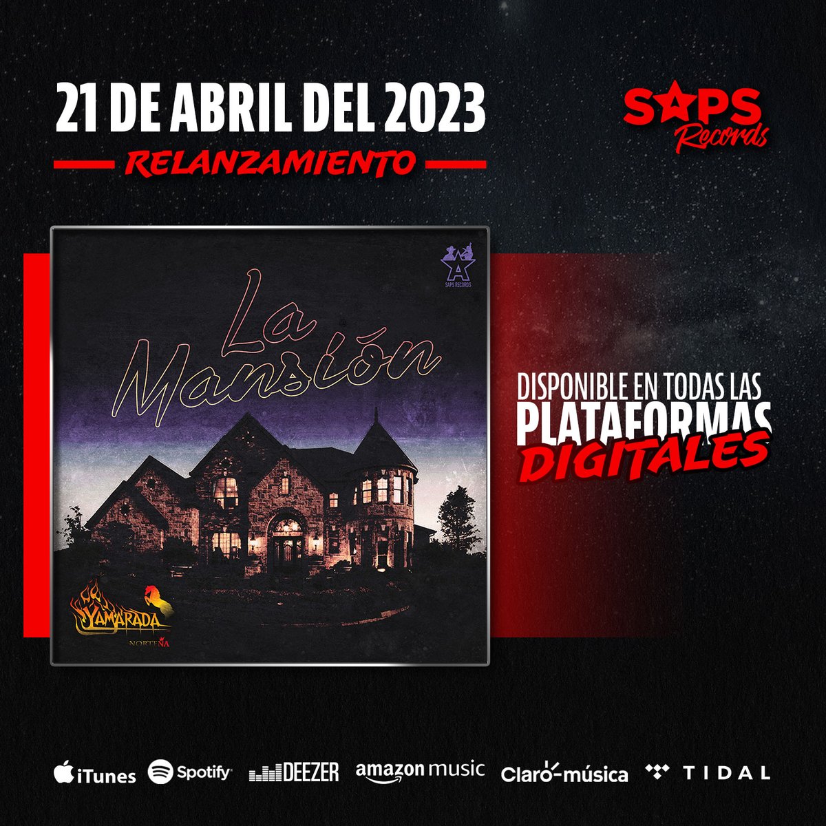 YNortena's tweet photo. ¡No se pierdan el relanzamiento de "La Mansión" este viernes! https://t.co/K3gqWSvqdl