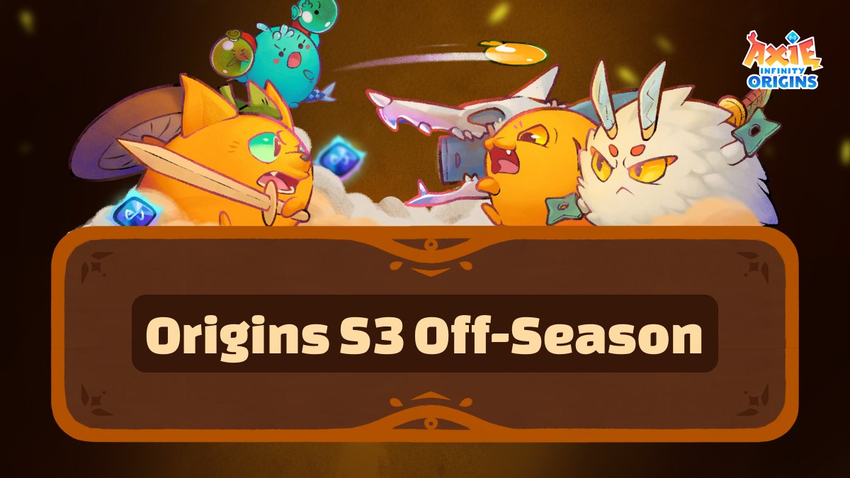 🙌Valuable off-season tips to help you get ahead for S4 @AxiInfinity 🧶

1/5🌙 Stock up on moonshards during the off-season to kick off the next season with an edge!