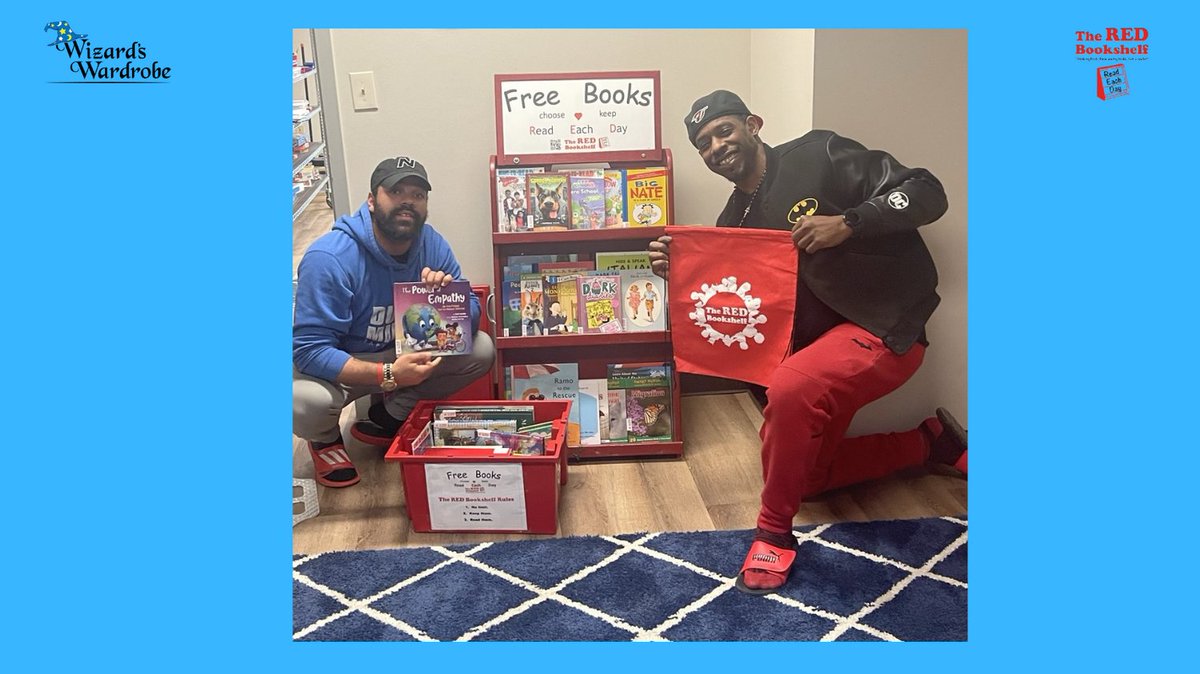 Thank you Red Booskshelf for providing books for our upcoming READATHON! You can find out more at wizardwardrobe.org
#wizardswardrobe #readingismagic #thankful
