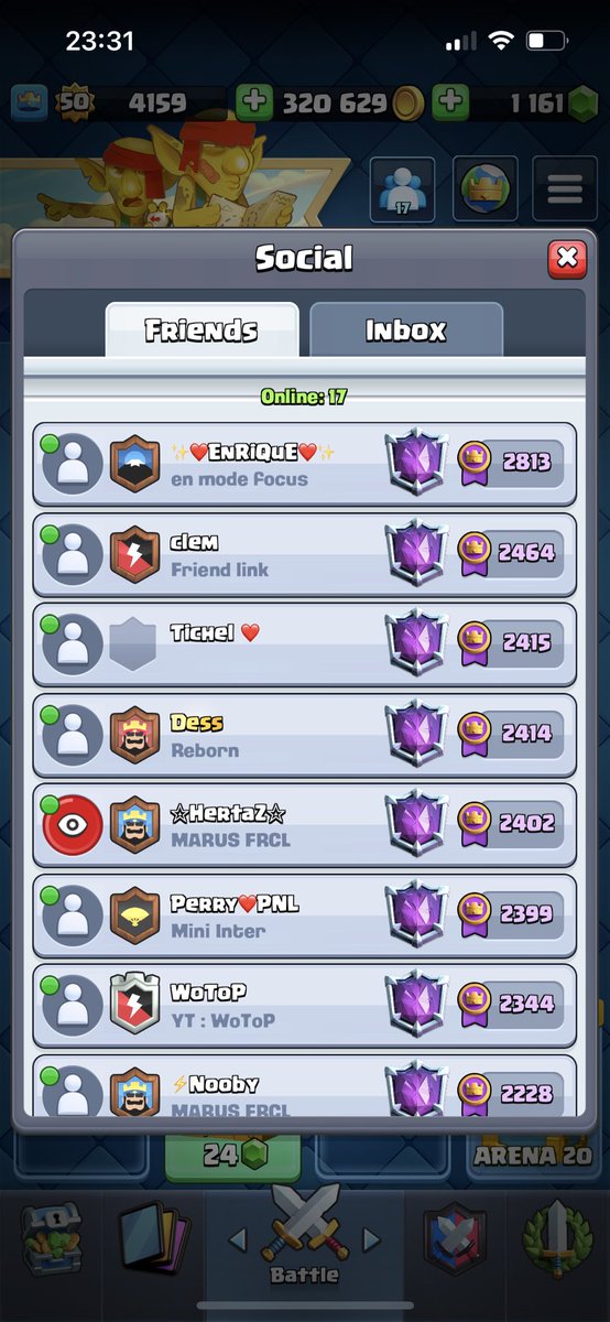 C’est déterminer pour la Dreamhack 🔥
Good luck a vous 🙌🏻
<a href="/DsrEnrique/">Enrique</a> <a href="/clem_crl/">clem CR</a> <a href="/tichel_cr/">Tichel</a> @Dess_GY <a href="/Hertaz_cr/">HertaZ CR</a> <a href="/perry_cr/">PerryCR</a> <a href="/wotop_/">ฬ𝓞𝐓𝓞Ƥ</a>