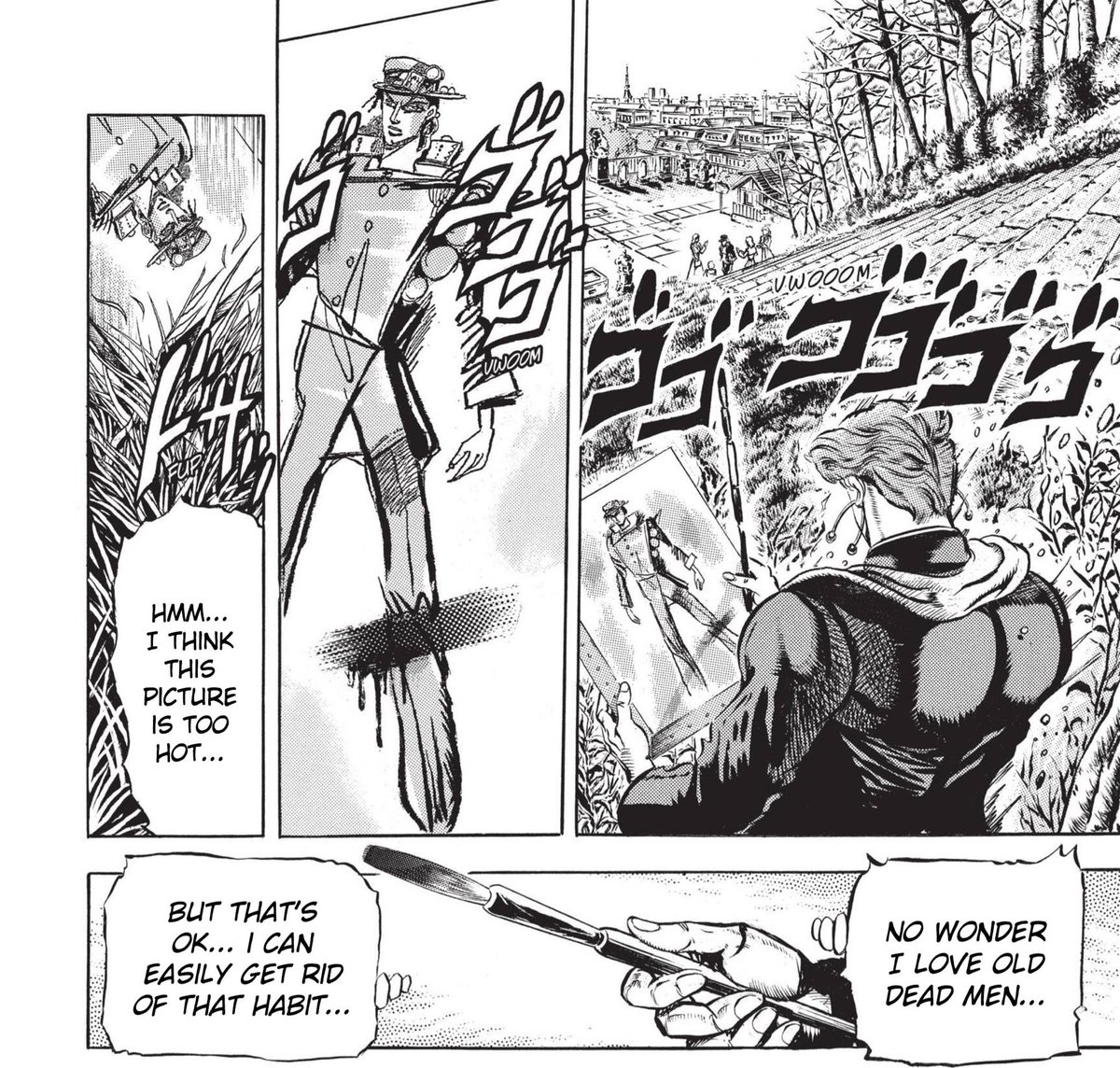 bro is like "i am SO over dio i got a new hubby now" jojo watch out hes mentally ill https://t.co/fS7el7Cazu 