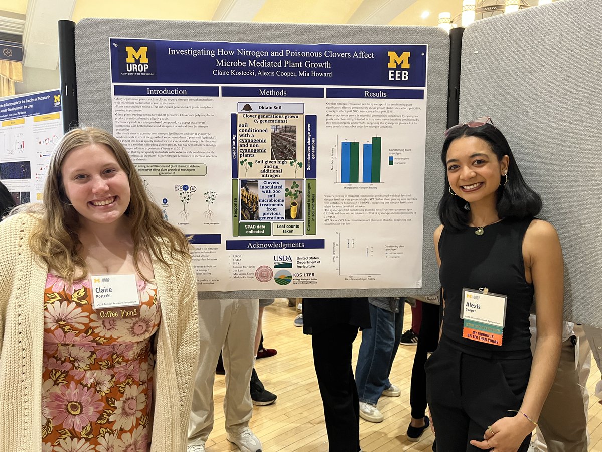 ☘️Congrats to Claire and Alex for an award-winning poster presentation at the #2023UROPSymposium!☘️
