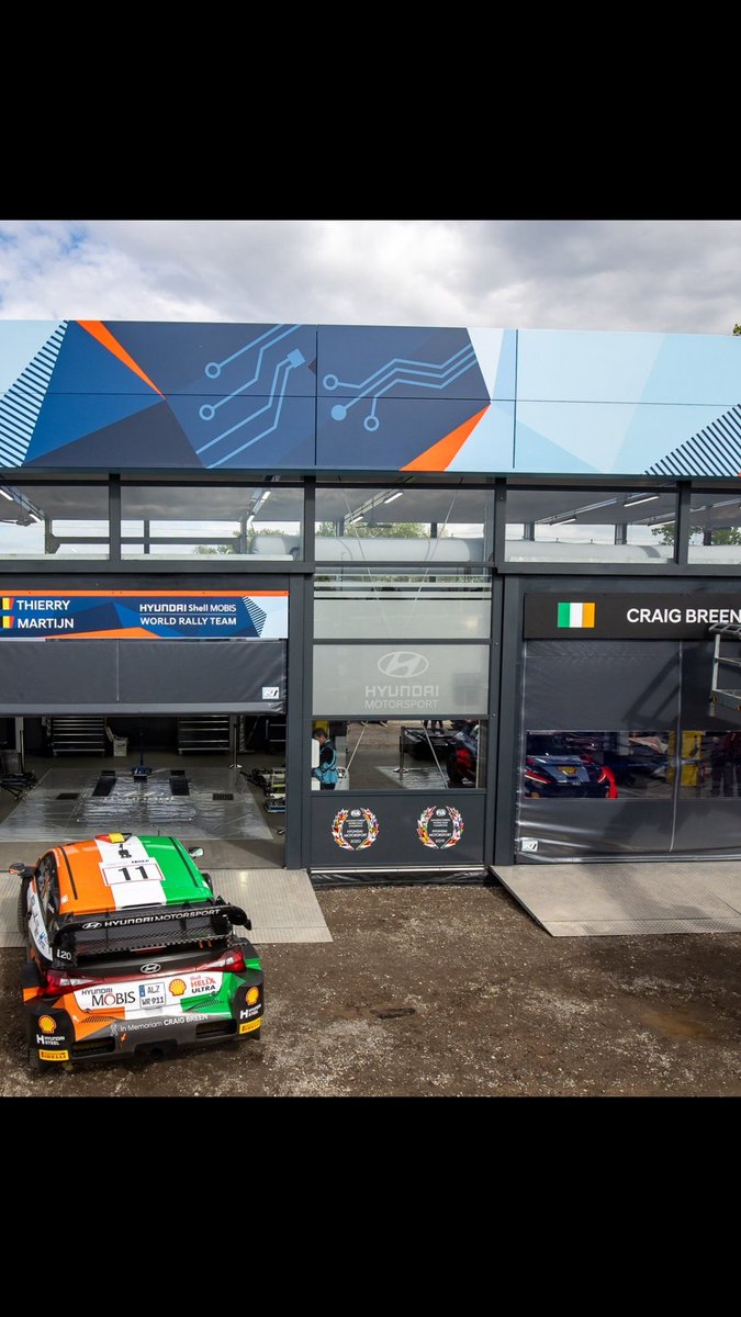 Glenn Griffin (@glenngriff83) on Twitter photo This photo is heartbreaking...<a href="/thierryneuville/">Thierry Neuville</a> pulling in with the brilliant #ForCraig livery and Craig's car just sitting there. #CB42 💚🤍🧡 This photo is heartbreaking...<a href="/thierryneuville/">Thierry Neuville</a> pulling in with the brilliant #ForCraig livery and Craig's car just sitting there. #CB42 💚🤍🧡